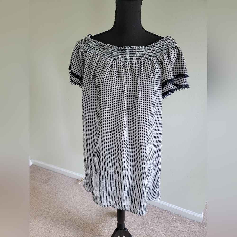 Xhilaration Off Shoulder Fringe Dress - Size L